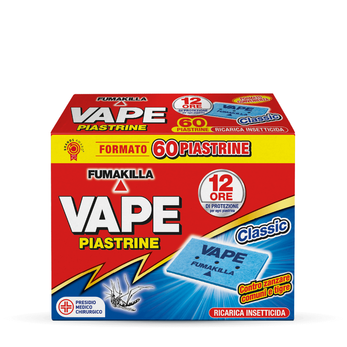 Vape Piastrine Classic 60 pz